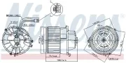 Innenraumgebläse 12 V NISSENS 87599