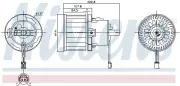 Innenraumgebläse NISSENS 87610