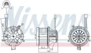 Innenraumgebläse 12 V NISSENS 87612