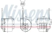 Innenraumgebläse NISSENS 87613