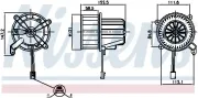 Innenraumgebläse 12 V NISSENS 87621