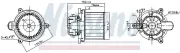 Innenraumgebläse 12 V NISSENS 87626