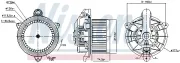 Innenraumgebläse 12 V NISSENS 87857
