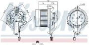 Innenraumgebläse NISSENS 87867
