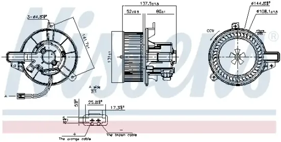 Kompressor, Klimaanlage 12 V 12 V NISSENS 890368 Bild Kompressor, Klimaanlage 12 V 12 V NISSENS 890368