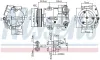 Kompressor, Klimaanlage 12 V NISSENS 890058 Bild Kompressor, Klimaanlage 12 V NISSENS 890058