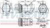 Kompressor, Klimaanlage 12 V NISSENS 890081 Bild Kompressor, Klimaanlage 12 V NISSENS 890081