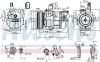 Kompressor, Klimaanlage 12 V NISSENS 890087 Bild Kompressor, Klimaanlage 12 V NISSENS 890087