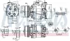 Kompressor, Klimaanlage 12 V NISSENS 890155 Bild Kompressor, Klimaanlage 12 V NISSENS 890155
