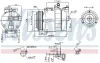 Kompressor, Klimaanlage 12 V NISSENS 89022 Bild Kompressor, Klimaanlage 12 V NISSENS 89022