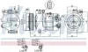 Kompressor, Klimaanlage 12 V NISSENS 890643 Bild Kompressor, Klimaanlage 12 V NISSENS 890643