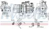 Kompressor, Klimaanlage 12 V NISSENS 890717 Bild Kompressor, Klimaanlage 12 V NISSENS 890717