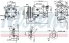 Kompressor, Klimaanlage 12 V NISSENS 890743 Bild Kompressor, Klimaanlage 12 V NISSENS 890743