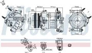 Kompressor, Klimaanlage 12 V NISSENS 890796