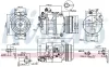 Kompressor, Klimaanlage 12 V NISSENS 89080 Bild Kompressor, Klimaanlage 12 V NISSENS 89080