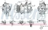 Kompressor, Klimaanlage 12 V NISSENS 890893
