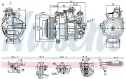 Kompressor, Klimaanlage NISSENS 890919