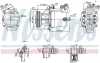 Kompressor, Klimaanlage 12 V NISSENS 890950