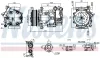 Kompressor, Klimaanlage 12 V NISSENS 890979