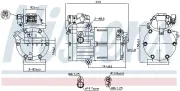 Kompressor, Klimaanlage NISSENS 891022