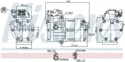 Kompressor, Klimaanlage NISSENS 891023