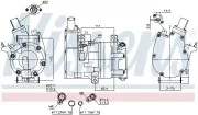 Kompressor, Klimaanlage NISSENS 891066