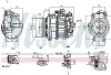 Kompressor, Klimaanlage 12 V NISSENS 891345 Bild Kompressor, Klimaanlage 12 V NISSENS 891345