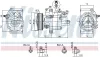 Kompressor, Klimaanlage 12 V NISSENS 89399 Bild Kompressor, Klimaanlage 12 V NISSENS 89399