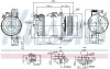 Kompressor, Klimaanlage 12 V NISSENS 89483 Bild Kompressor, Klimaanlage 12 V NISSENS 89483