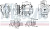 Kompressor, Klimaanlage 12 V NISSENS 89549