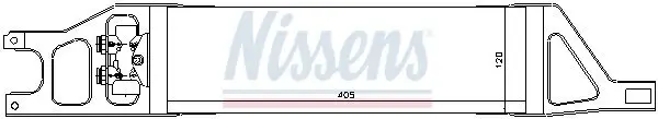 Ölkühler, Automatikgetriebe NISSENS 90619 Bild Ölkühler, Automatikgetriebe NISSENS 90619