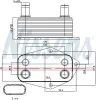 Ölkühler, Motoröl NISSENS 90675 Bild Ölkühler, Motoröl NISSENS 90675