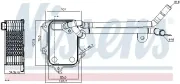 Ölkühler, Motoröl NISSENS 90966