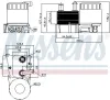 Ölkühler, Motoröl NISSENS 90696 Bild Ölkühler, Motoröl NISSENS 90696