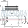 Ölkühler, Motoröl NISSENS 90698 Bild Ölkühler, Motoröl NISSENS 90698