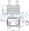 Ölkühler, Motoröl NISSENS 90825 Bild Ölkühler, Motoröl NISSENS 90825