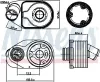 Ölkühler, Motoröl NISSENS 90888 Bild Ölkühler, Motoröl NISSENS 90888