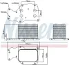 Ölkühler, Motoröl NISSENS 90906 Bild Ölkühler, Motoröl NISSENS 90906