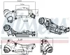 Ölkühler, Motoröl NISSENS 90930 Bild Ölkühler, Motoröl NISSENS 90930