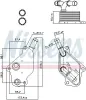 Ölkühler, Motoröl NISSENS 90965 Bild Ölkühler, Motoröl NISSENS 90965