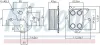 Ölkühler, Motoröl NISSENS 90990 Bild Ölkühler, Motoröl NISSENS 90990