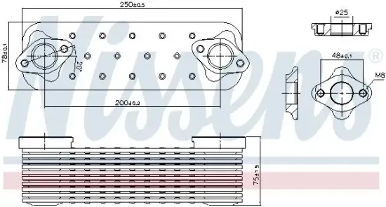 Verdampfer, Klimaanlage NISSENS 92257 Bild Verdampfer, Klimaanlage NISSENS 92257
