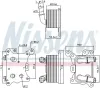 Ölkühler, Motoröl NISSENS 91193 Bild Ölkühler, Motoröl NISSENS 91193