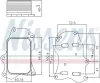 Ölkühler, Motoröl NISSENS 91234 Bild Ölkühler, Motoröl NISSENS 91234