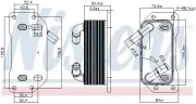 Ölkühler, Motoröl NISSENS 91254