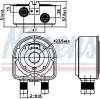 Ölkühler, Motoröl NISSENS 91295 Bild Ölkühler, Motoröl NISSENS 91295