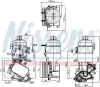 Ölkühler, Motoröl NISSENS 91326 Bild Ölkühler, Motoröl NISSENS 91326