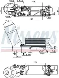 Ölkühler, Motoröl NISSENS 91335