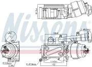 Ölkühler, Motoröl NISSENS 91346