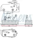 Ölkühler, Automatikgetriebe NISSENS 91353